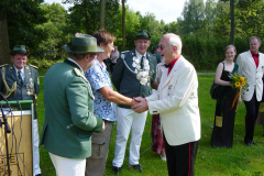 2004-Schützenfest Proklamation des Königs